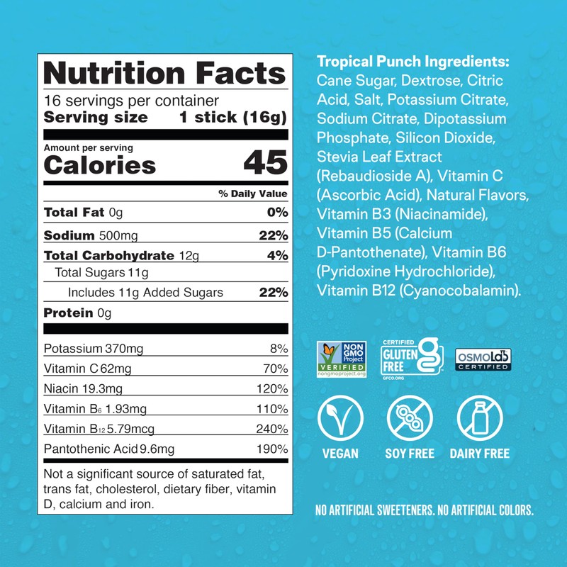 Liquid I.V.® Hydration Multiplier - Tropical Punch | Electrolyte Powder