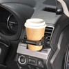 Carmate DZ549 Car Drink Holder, Built-in Oil Damper, Foldable, Air
