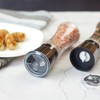 VEVOK CHEF Salt and Pepper Grinder Set Stainless Steel Black