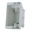 iMBAPrice IMBA-DVFR1W-2 Recessed Electrical Outlet Mounting Box with Paintable White