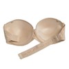 Plusexy Womens Strapless Underwire Bra Push Up Invisible Multiway Wedding