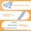 VIGRUE Pack of 305 Device Screws for Switch Boxes, Socket