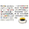 Eeyhooer 142PC Ignition Keys for Caterpillar CASE John Deere and