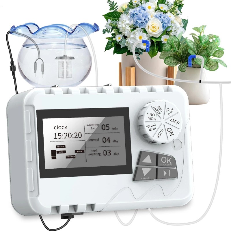 TRJZWA Automatic Watering System Watering System Kit Schedule Water Timer