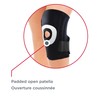 FORMEDICA ADJUSTABLE KNEE SUPPORT (L/XL, BLACK)