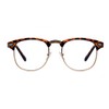 Outray Vintage Retro Classic Half Frame Horn Rimmed Clear Lens