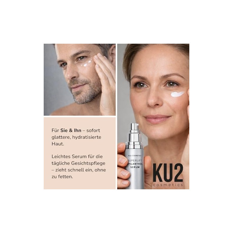KU2 Cosmetics Superlift Spilanthol Serum 30ml | Anti-ageing, with peptides,