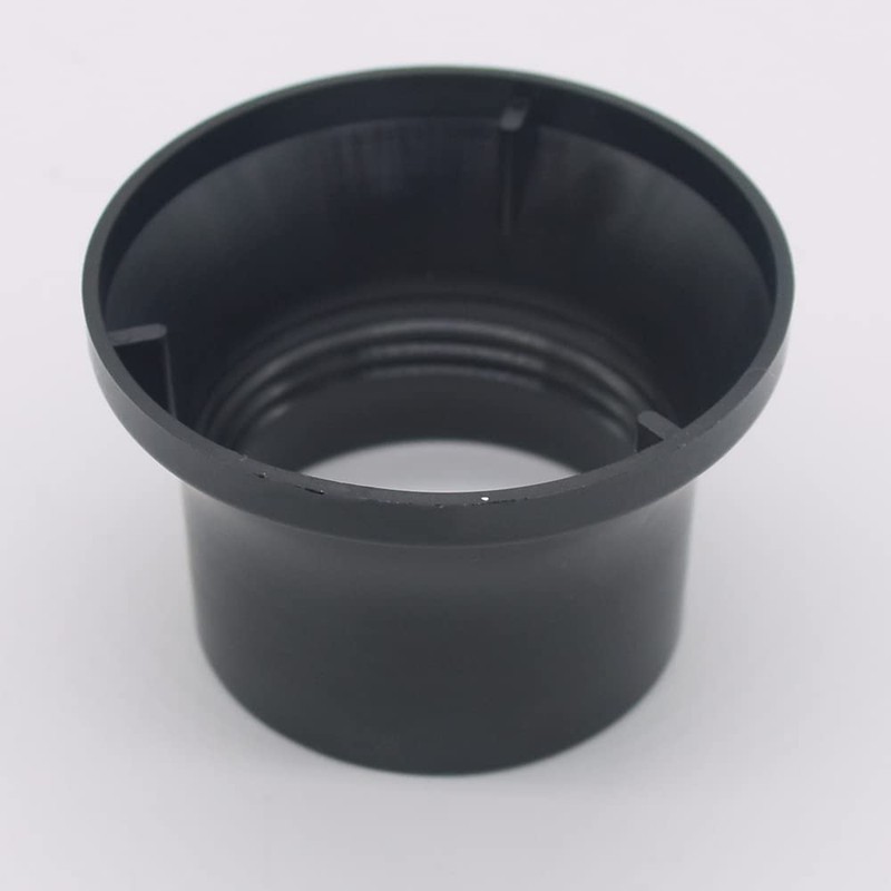 High Screw Ring E27 Plastic Black Diameter 57.5 mm Height