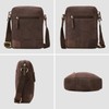 LEABAGS Men's Leather Small Shoulder Bag, Messenger Bag with Shoulder