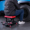 Performance Tool W85021 Folding C-Frame Creeper Rolling Work Seat with