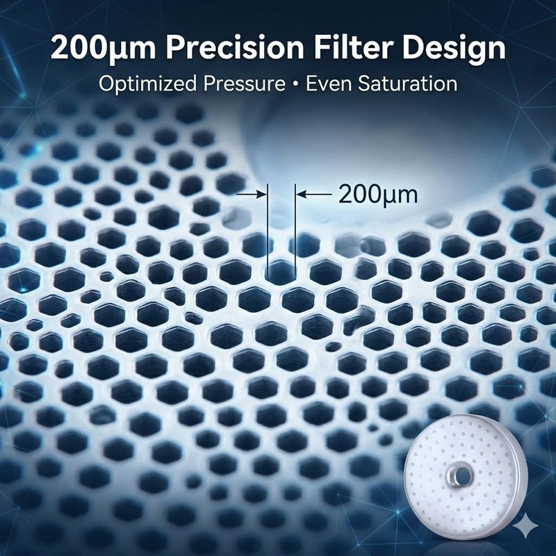 Precision Shower Screen 54mm, 200μm Espresso Screen for Even Extraction,compatible