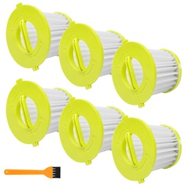 Alrens 6 Pack Replacement Vacuum Filters Compatible with Ryobi ONE+ 18V Handheld Vacuum Cleaners Models PCL700 PCL704 PCL705, Replace Part # A32F05N A32HF00