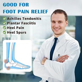 Skyfoot Insertos ortopédicos de levantamiento de talón, absorción de impactos y amortiguación para aumentar la altura para alivio de tendinitis de Aqu