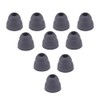 10pcs Double Flange Earbuds Replacement Tips Eargels Silicone Ear Tips