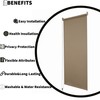 100% Thermal Blackout Roller Blinds Plain Colored Fabric Trimmable UV-resistant