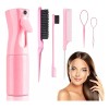 Kit Peines Y Cepillos Regadera Para Cabello Con Atomizador
