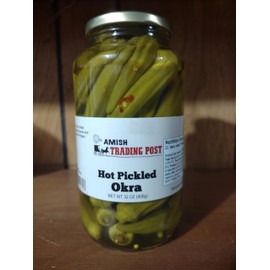 Pickled Okra Hot! 32 oz Jar
