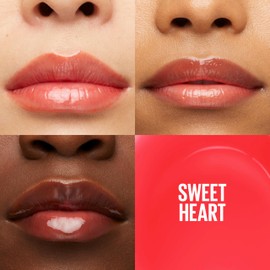 Maybelline New York Lifter Gloss Hydrating Lip Gloss with Hyaluronic Acid, Sweetheart, Sheer Red, 1 Count