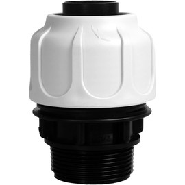 T.I.P. 30966 Hose Connection Compression Fitting 1 ½ Inch Male Thread 32 mm for Swimming Pool, Pool and Sand Filter Systems