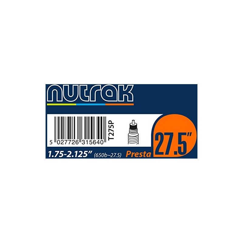 Nutrak 27.5 or 650B x 1.75-2.125 Presta inner tube