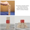 Small Wooden Cubes, 105 Pcs 20mm/0.78 Inch Wooden Blocks for