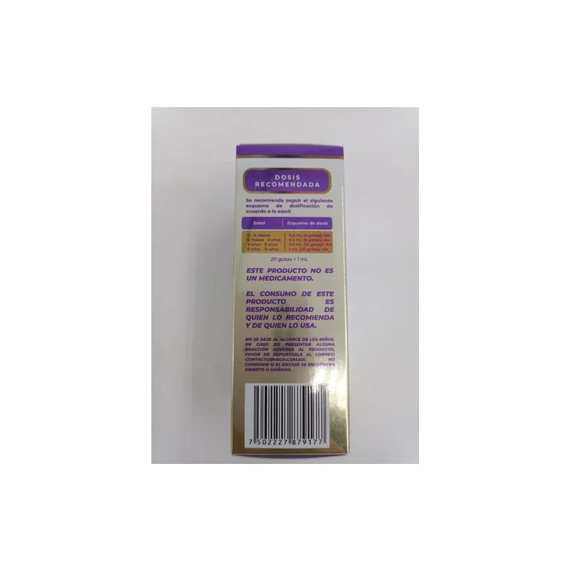 Growvit Multivitaminico Infantil Zn Zinc Aniquelado Sabor Natural