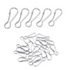 50PCS 20mm Flag Pole Clips, Lanyard Snap Clips Hooks Spring