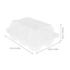 DOITOOL 6 Pcs Goose Egg Cartons 6 Count Plastic Duck
