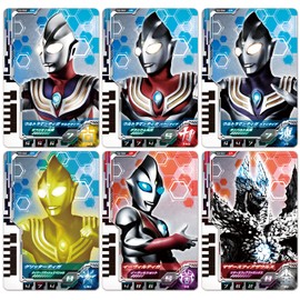 Bandai Ultraman Decker DX Ultra Dimension Card 08 Ultraman Tiga Set