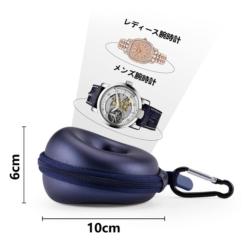 HELMDY Watch Storage Case, For Smart Watches, Travel, Business Trips,
