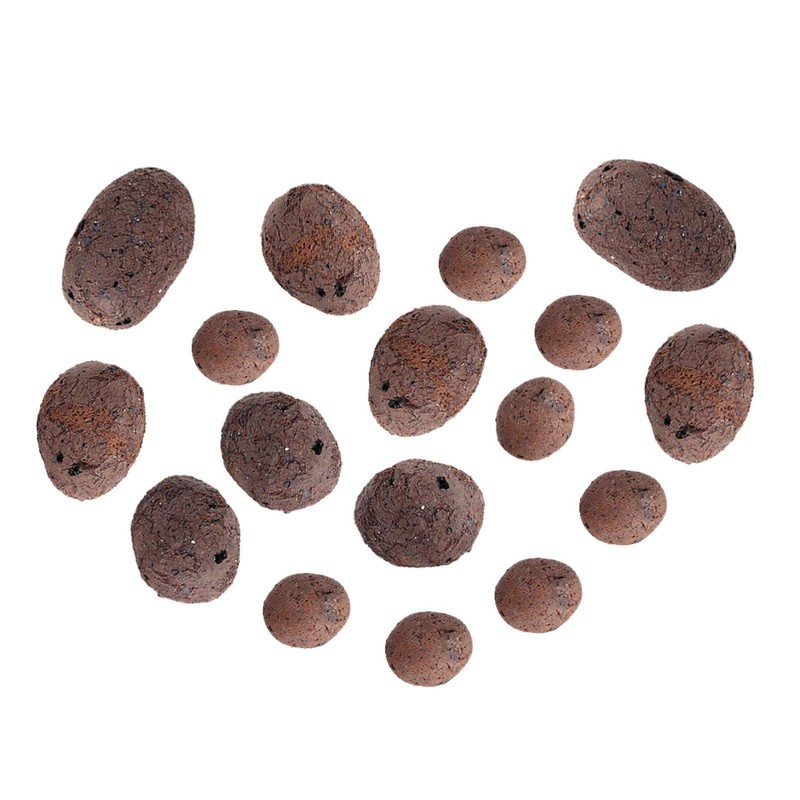 Sren Convenient Clay Pebbles Growing Media, Reusable Anion Clay Rocks,