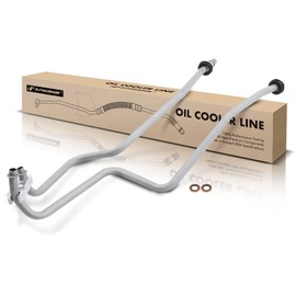 A-Premium Inlet and Outlet Automatic Transmission Oil Cooler Line Hose Assembly Compatible with Jeep Liberty 2008-2012 V6 3.7L