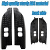 Rear bumper with ABS black body scratch protection cover decorative