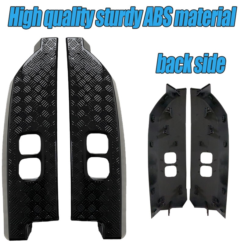 Rear bumper with ABS black body scratch protection cover decorative