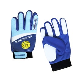 ARSUK Football Goalkeeper Gloves For Boys Kids children, Soccer Goalie Training Gloves with Super Grip Latex Palms, L:20cm W:10cm Size: 6