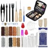 Leather Sewing Kit, Professional Leather Repair Kit with Upholstery Thread,