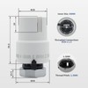 Thermostatic Valve Head 2pcs - Vancoco Thermostatic Radiator Valve Modern