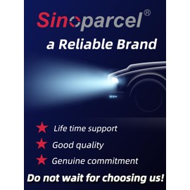 Sinoparcel LED Fog Lights for CAMRY L/SE/XSE/LE/XLE 2018 2019 2020 Toyota,12V Driving Fog Lamp Assembly Kit with Housing,300% More Brightness than Halogen,Pack of 2