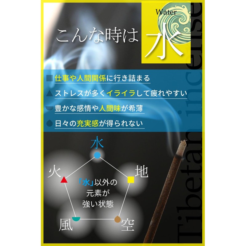 OVER-9 Pepper Repellent Incense Tibetan Incense 5 Elements Space Purifying