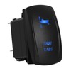 Waterproof Blue Led Marine Trim Tabs Rocker Switch 10 Pin