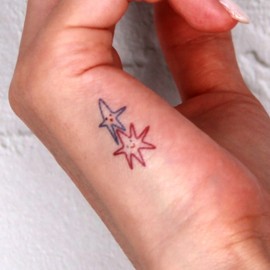 Temporary Mini Tattoo Sticker No.2 13ea