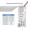 2pcs Wire/Metal Sheet Thickness Gauge 229895 Welding Gage Plated Size