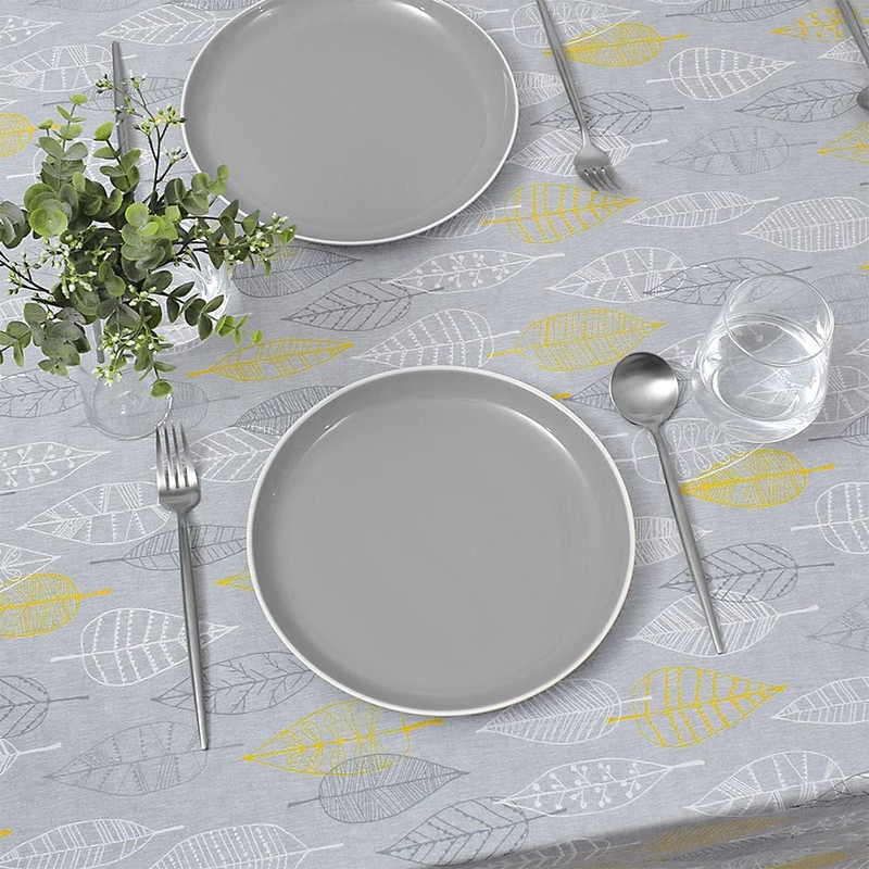 Style Decor W4702320 Tablecloth, 100% Cotton, Fashionable, Rectangle, Nordic, 56.9