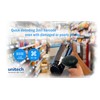 Unitech America 2D Imager Barcode Scanner, USB Wired, Read 3mil
