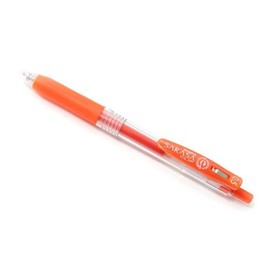 ゼブラ ジェルボールペン サラサクリップ 0.5 レッドオレンジ JJ15-ROR