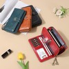 RRANCharltu Women's Large Capacity Leather Purse, red, Elegant