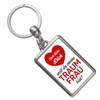 I love you because you are my dream woman keyring
