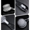 3 Face Brushes with Long Handle, 2 Oval Face Brushes,