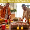 24Pcs Pizza Keychains Bulk Stress Relief Pizza Keyring Pizza Birthday