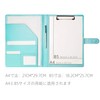 Binder A4 Clipboard Folder, Bi-Fold PU Conference Pad Clip File,